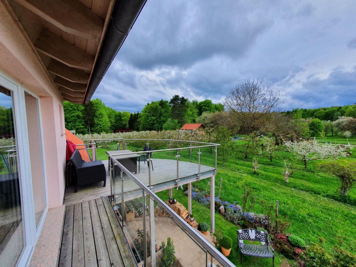 Pension Am Kirschgarten Goessweinstein Dış mekan fotoğraf